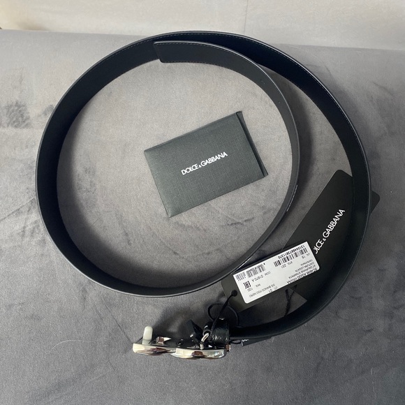 New Dolce & Gabbana DG Logo Print Belt . Sz 110cm  $545 - Picture 2 of 9